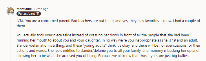 NTA. Where is it Chloe’s business?