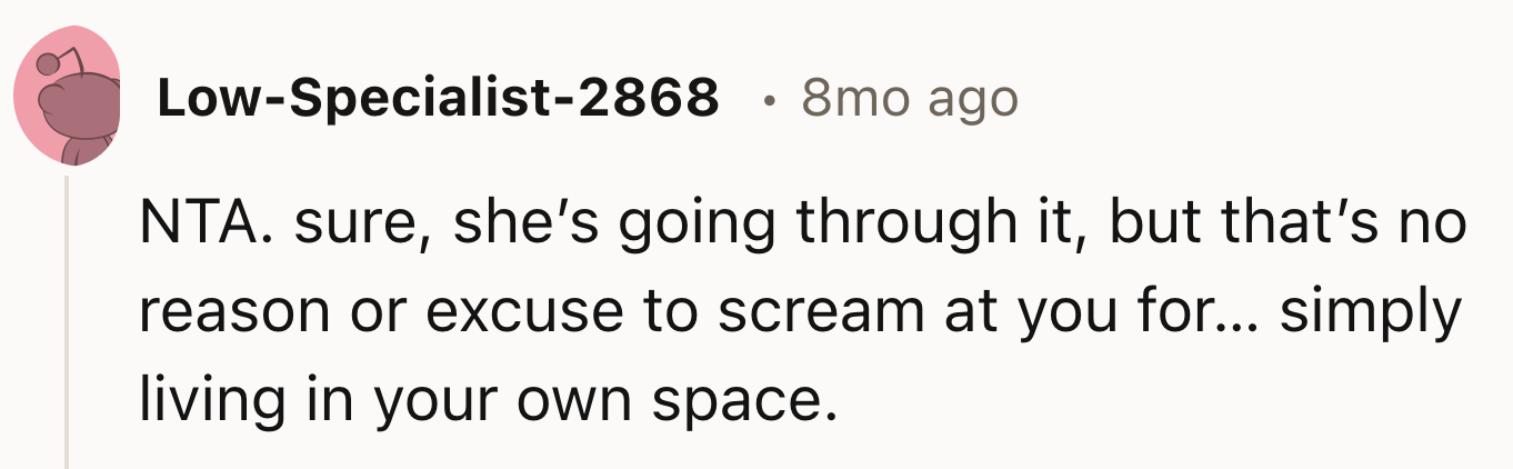 Not a Reason to Scream and Freak Out