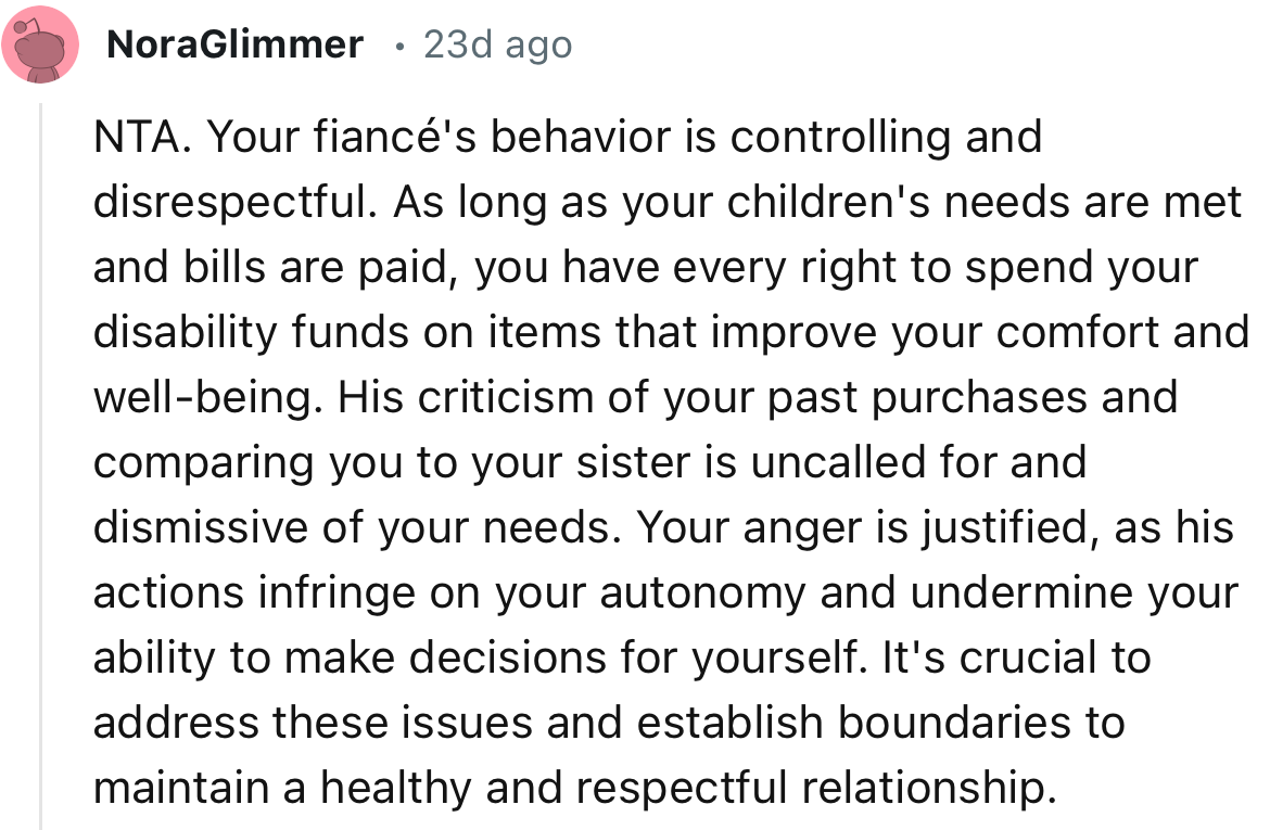 “It's Crucial to Address These Issues and Establish Boundaries to Maintain a Healthy and Respectful Relationship.”