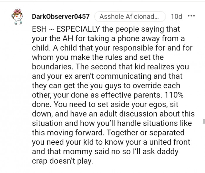 You need to set aside your ego