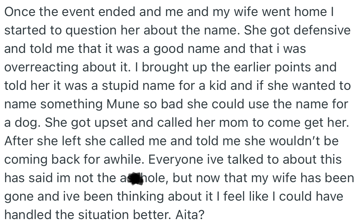 On getting home, the couple got into a heated argument, causing the wife to leave for her mom’s place