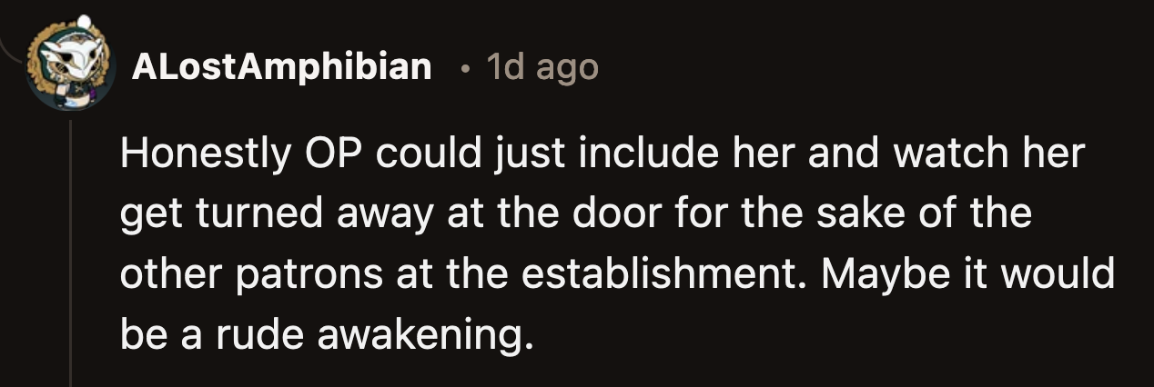 If not, would a bit of public humiliation suffice?