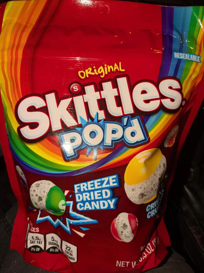 19. Skittles Pop’d: this candy brings the party straight to your mouth