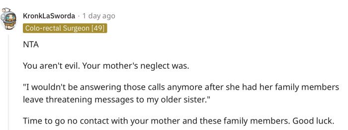 People initially stated that he's NTA for expressing himself as he did because that's how he feels.