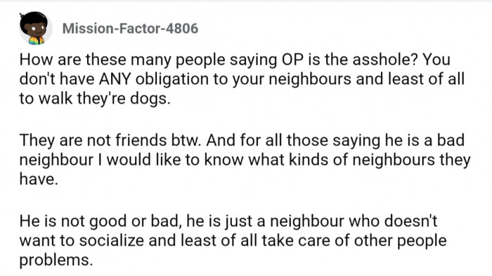 Redditors ended up being more sympathetic to the OP, with an overwhelming NTA responses