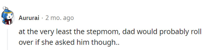 Hopefully, OP's education remains steady amid their parental dynamics.