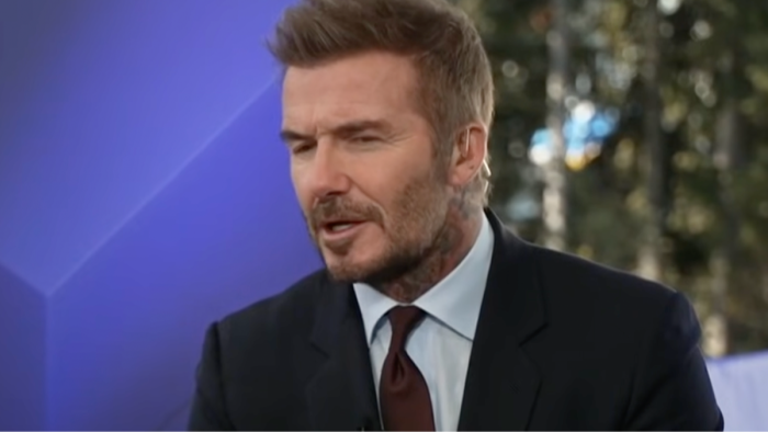 David Beckham speaking in a press interview about parenting and mistakes