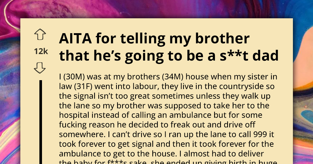 Man Gets Slammed As ‘Sh*t Dad’ For Fleeing Home In Panic After Wife Unexpectedly Goes Into Labor