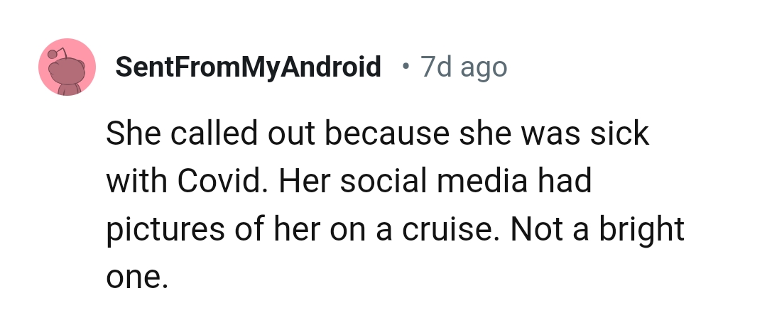 5. Lying while on a cruise