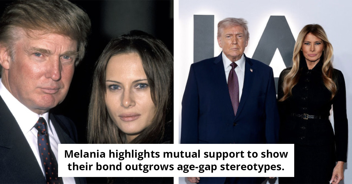 Melania's remarks on the age difference with Trump when they began dating have left many astonished.