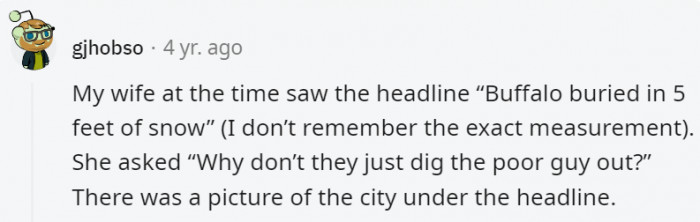 8. We think her brain took a moment to process that one