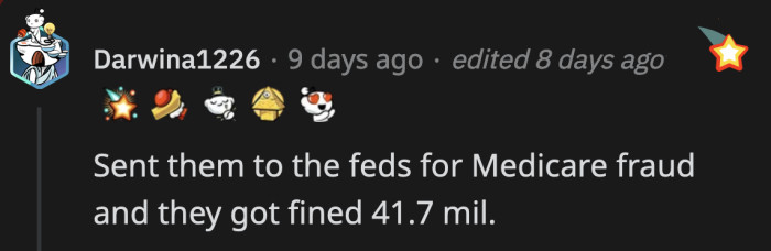 1. That's an expensive severance package