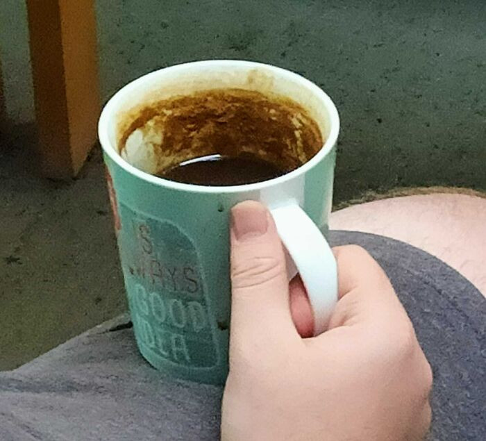 11. coffee mug utilized by my boyfriend's coworker.