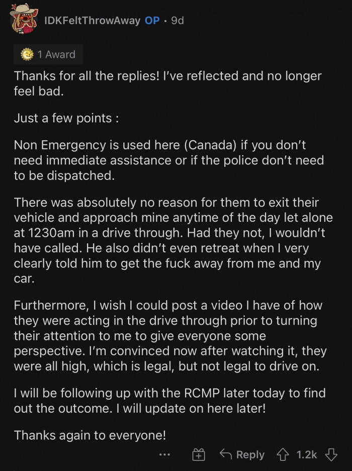 OP added a comment to explain matters further and add more context to the situation: