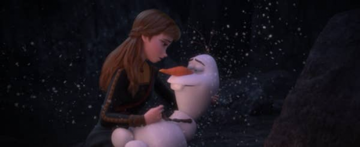 11. In Frozen 2, when Olaf 