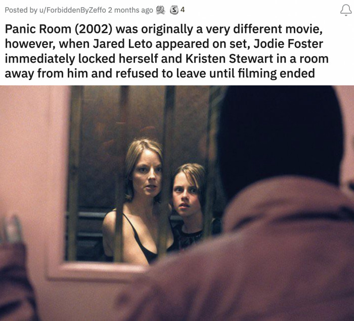 32. The only acceptable course of action when one sees Jared Leto