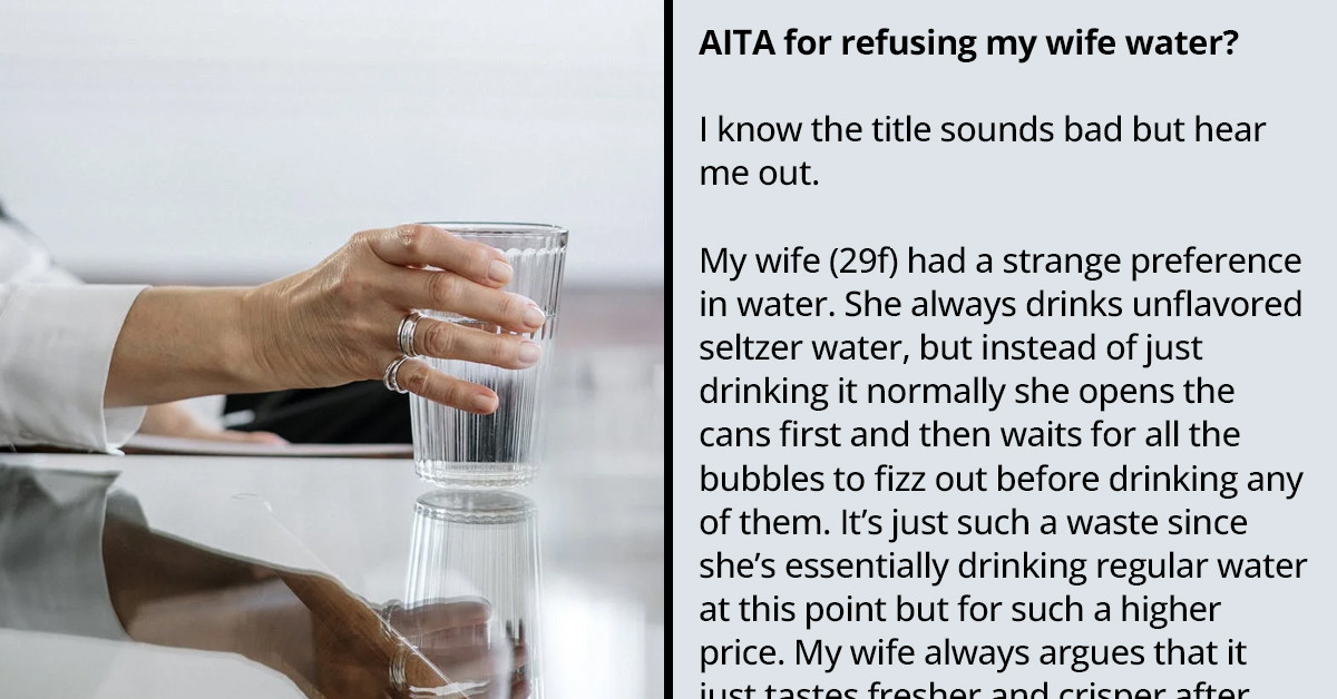 Controversial Reddit Thread Crops Up As Man Refuses To Buy His Wife Her Desired Type Of Water