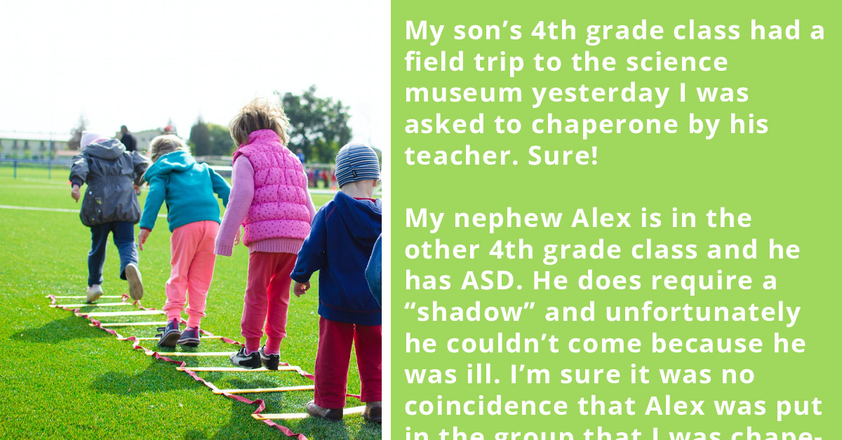 Uncle Comforts His Nephew At A Chaperoned Field Trip But Gets Told Not To Be "Affectionate With The Students"