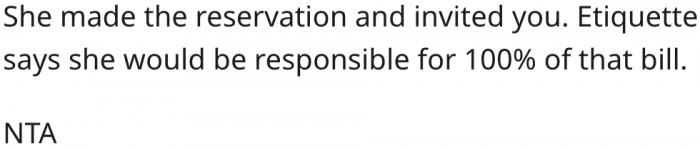 7. The person who made the reservation is responsible for the bills.