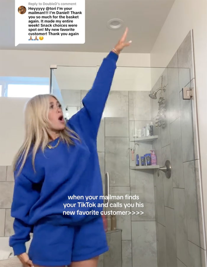 You can show respect to your postal carrier by answering the door promptly, ensuring pets are secured when a delivery is on the way, and keeping your mailbox cleared out regularly.