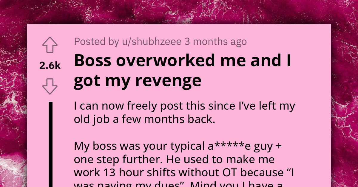 After Reporting Workplace Violence And Being Told To Get Tough, Redditor Organizes Minor But Satisfying Act Of Revenge