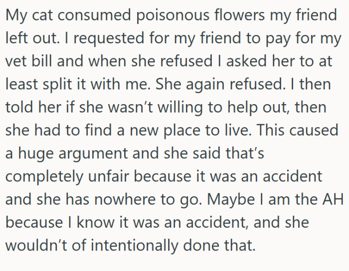 OP has offered the following explanation for why they think they might be the a-hole: