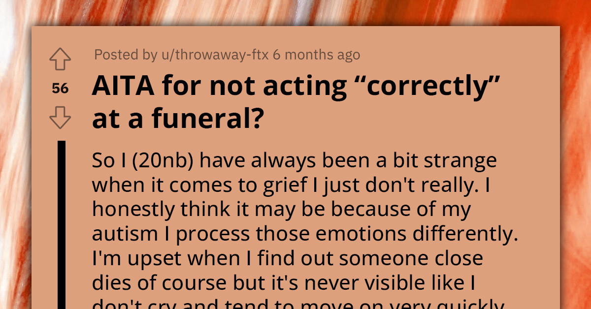 Mother Calls Autistic Son An 'Emotionless Robot' After Not Showing Enough Grief During Uncle's Funeral