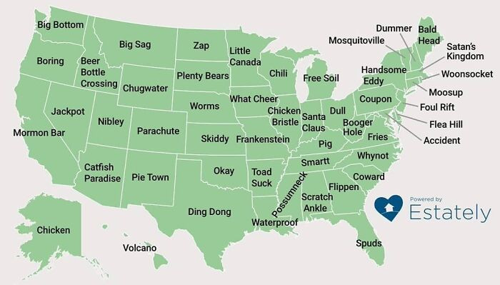 10. The Strangest Town Names in Every U.S. State
