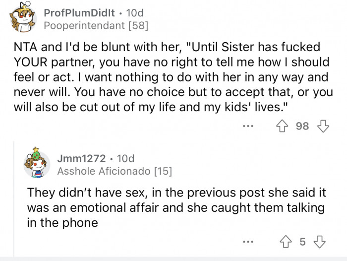 OP should be blunt with her sister and confront her about what she did.