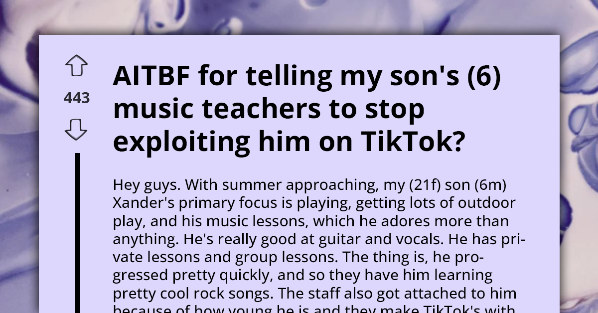 Mom Accuses Music Teachers of Exploiting Her Six-Year-Old’s Talent for TikTok Views