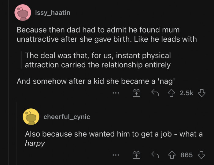 Those are two different answers, and you chose to give that one.