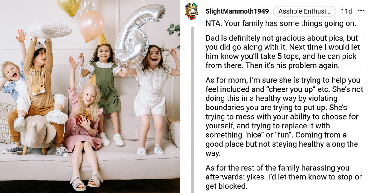 Redditor Gets Angry And Leaves Cousins' Birthday Party Because Her Parents Won't Stop Treating Her Like A Child