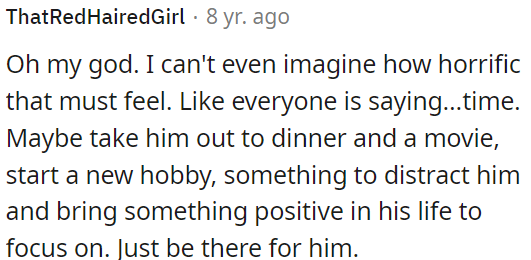 OP could consider spending quality time with her boyfriend and engaging in new activities.