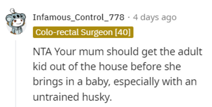 Adult kids in the house