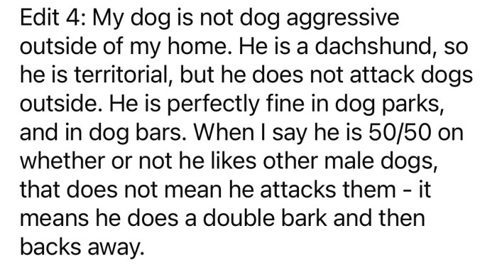 OP eventually added more 'Edits' to provide more context.