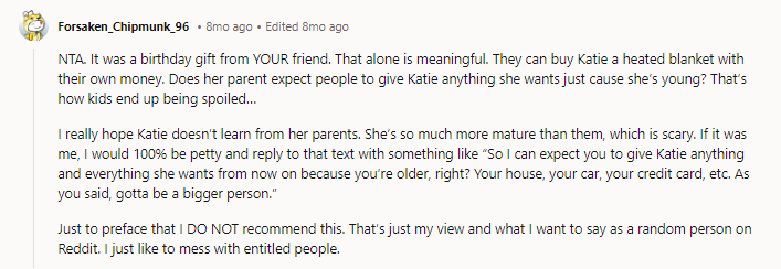 They Can Buy Their Kid One If She Wants One.