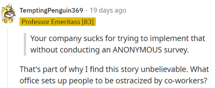 Because nothing says 