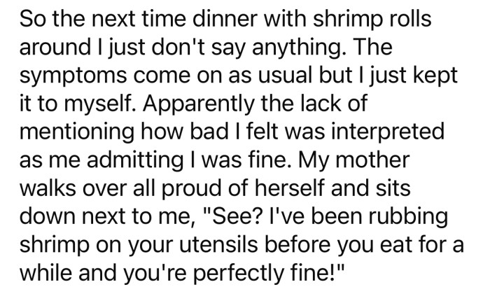 The mom admitted something that shocked OP.