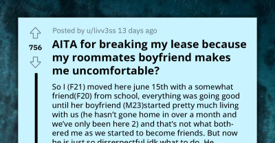 Redditor Decides to Leave Rental Because Roommate's Boyfriend Follows Her into Room and Puts Meat in Her Vegetarian Meals