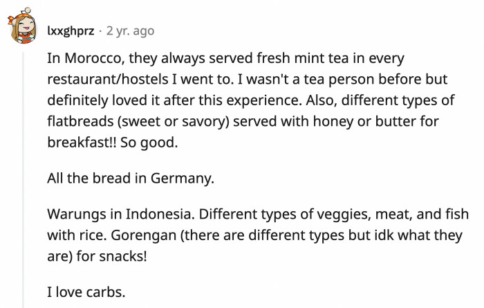 22. Fresh mint tea with every delightful meal in Morocco