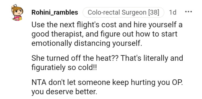 That is literally and figuratively so cold