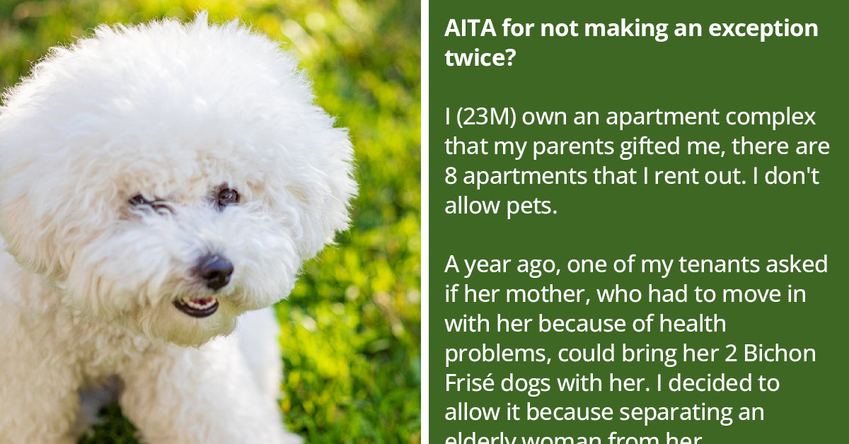 Tenants Upset After Their Landlord Refused To Allow Them To Have A Pet And Made An Exception For Others