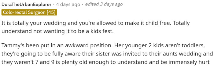 Now this is the comment that we've all been waiting for. This person calls out OP on a lot, but OP's response is what really helps us understand her prerogative.