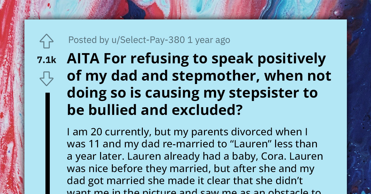 Lady Reveals How Her Dad and Her Stepmom Excluded Her From Their "Perfect" Family, Gives Them a Taste of Their Own Medicine