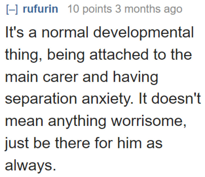 The OP doesn't have to take action because this is part of the child's development.