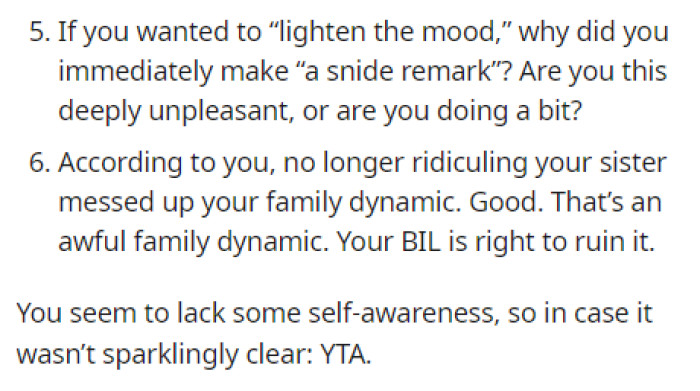 Here's the rest from the comment above and it has a lot more to say about OP's post.