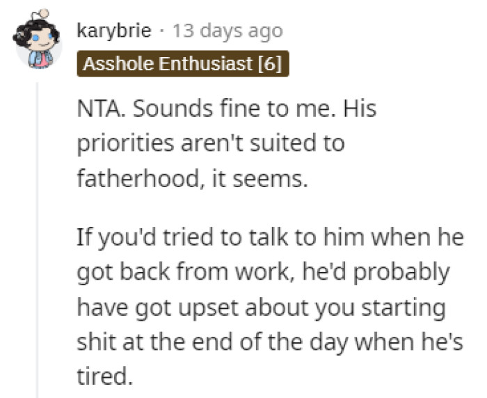 Different priorities