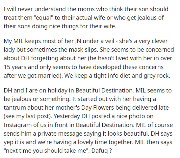 This situation already starts with how they feel about scenarios like this in general.