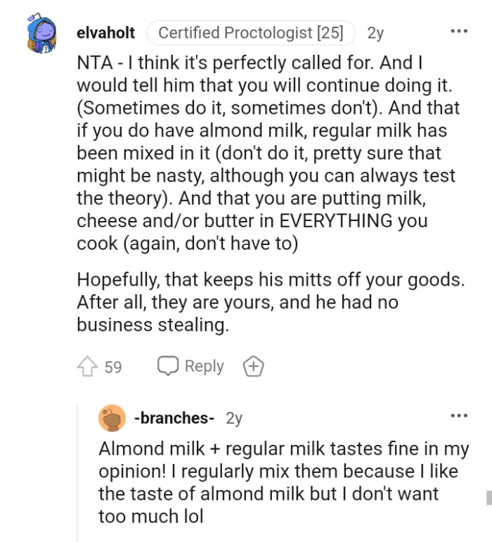 He had no business stealing your things