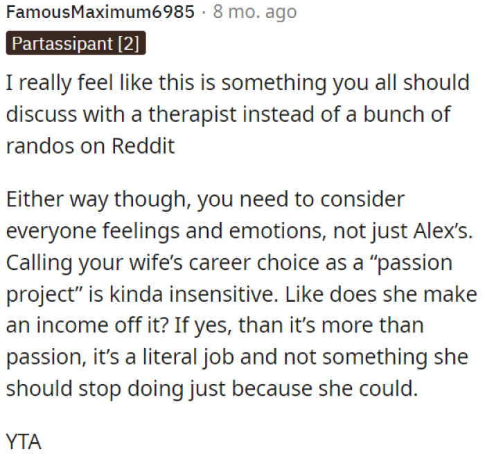 OP needs to take everyone's feelings into account, not just his son's